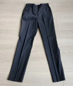 Theory ネイビー スラックス XX0　麻、レーヨン