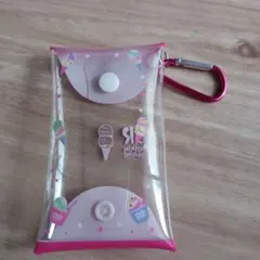 サーティワン アイスクリーム クリアポーチ カラビナ付き