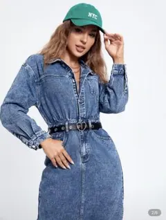 【完売品】デニムワンピース デニムジャケット