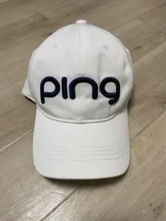 PING ゴルフ キャップ ホワイト