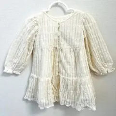 ZARA ベビーレース ワンピース チュニック 92cm アイボリー