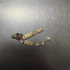 Christian Dior ロゴ パール ピアス 片耳用