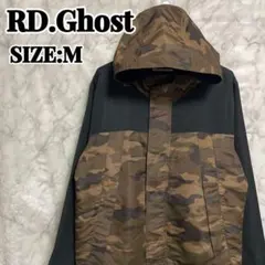 RD.GHOST 薄手ブルゾンジャケット ジップアップフーディー 迷彩ミリタリー