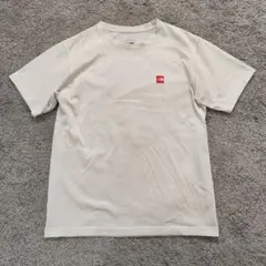 ノースフェイス　白T　半袖　Tシャツ　ホワイト　アウトドア　ワンポイントロゴ