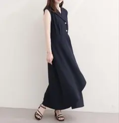 未使用♡Rirandture リランドチュールテーラードイレヘムワンピース S