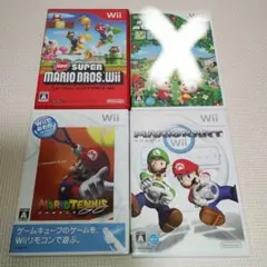 wiiソフト　まとめ売り　4枚セット　テニス　カート