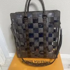 Louis Vuitton チェック柄トートバッグのサムネイル