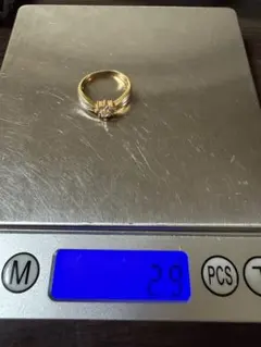 PT900 プラチナ ダイヤモンド ルビー ゴールド 指輪 9号 5g - メルカリ