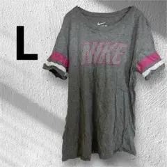 海外古着ナイキNike アスレチックカット Tシャツ グレー Lサイズ