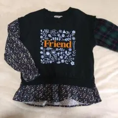 ラグマート 重ね着風トレーナー サイズ110