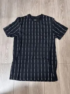 HUF ストライププリント Tシャツ M ブラック