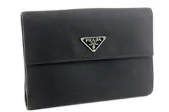 プラダ 折財布 カーキ ナイロン×サフィアーノレザー170523.2.A-12