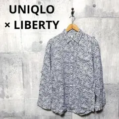 UNIQLO × LIBERTY ユニクロ プレミアムリネンシャツ L 小花柄