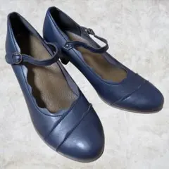 Belle&Sofa ストラップパンプス ヴィーガンレザー 幅広 23.5