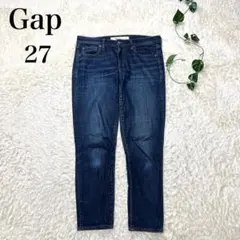 Gap ギャップ スキニーデニム 濃紺 27 コットン99%のサムネイル