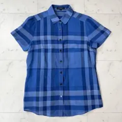 ⭐︎【極美品】バーバリーロンドンノバチェックシャツSサイズ⭐︎ 極美品✨️ バーバリーロンドン 半袖シャツ メガチェック ノバチェック