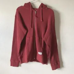 BAYFLOW ワッフル　パーカー　赤