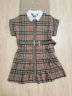 現行タグ BURBERRY キッズ 半袖 ワンピース ノバチェック