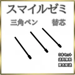 ☆スマイルゼミ タッチペン 替芯 三角ペン用 3本セット