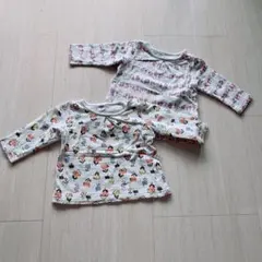 長袖カットソー 80 2枚セット　ロンT 保育園着