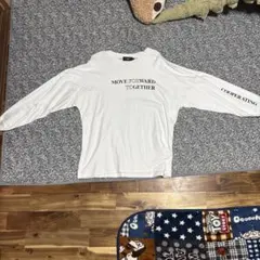AZUL BY MOUSSY 長袖スウェット ホワイト ロゴ入りのサムネイル