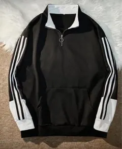 ハーフジップトレーナー