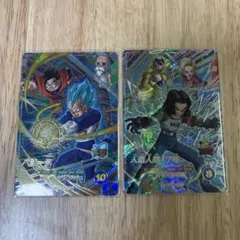 ドラゴンボールダイバーズ SDVP-028 029 ベジータ 17号 カード