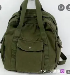 DYWTD カジュアルバックパック カーキ リュック多機能新品未使用カジュアル♥のサムネイル