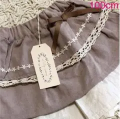 新品未使用 キュロット スカート 100 プティマインお好きな方に