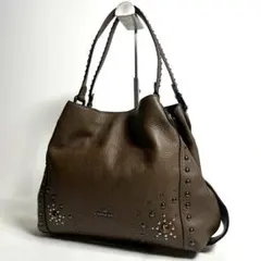 【未使用に近い✨】コーチ ウエスタンリベット イーディー ワンショルダー レザー