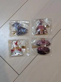 アイカツ！　ドレス型 ヘアクリップ 4種セットのサムネイル