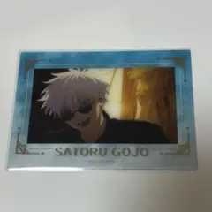 呪術廻戦　箔押しクリアカード　五条悟