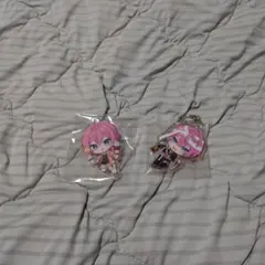 アンプタックカラーズ けちゃくん アクリルキーホルダー 2点セット