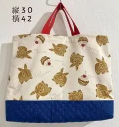 ハンドメイド レッスンバッグ 通園バッグ ウサギ 入園入学