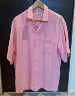 50s〜60s レーヨン　ボーリングシャツ　ピンク 50s〜60s レーヨン ボーリングシャツ ピンク 50s レーヨン