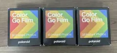 Polaroid Color Go Film 16枚撮り 3箱セット