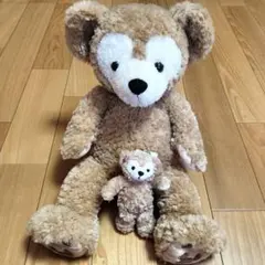 ダッフィー ぬいぐるみ＆ぬいぐるみキーホルダーバッジ セット