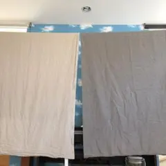 無印良品 布団カバー 2枚セット（ベージュ、ブラウン）