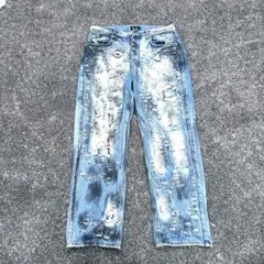 未使用級】 サグクラブ Line GOB Denim Pants S - メルカリ