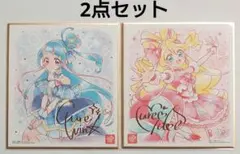 プリキュア　色紙 ART 7　キュアアイドル　キュアウインク　色紙　2点セット