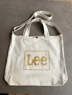 Lee トート ショルダー バッグ 2way キャンバス 帆布 肩掛け　斜め掛け