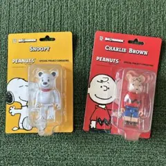 BE@RBRICK スヌーピー チャーリー・ブラウン フィギュアセット