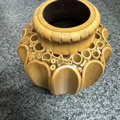 竹製 寄木細工 花瓶 和風 インテリア ドライフラワー用 オブジェ アンティーク