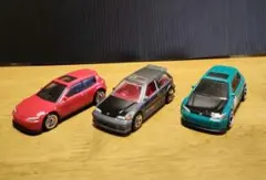 Hot Wheels ホンダ シビックEG 3台セットのサムネイル