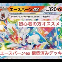 初心者向け【ポケカ】構築済み　Wエースバーンデッキ