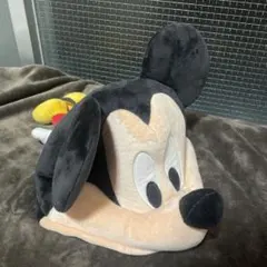 ミッキーマウス 耳付きぬいぐるみキャップ