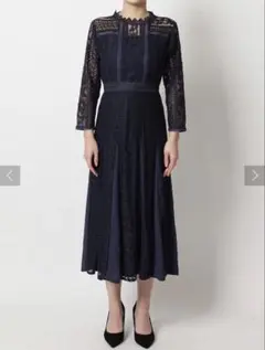 LADY MIXレースフレアワンピース/lagunamoon