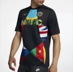 残少 M NIKE FC ジャージ トップス Tシャツ 定価9720円 万国旗
