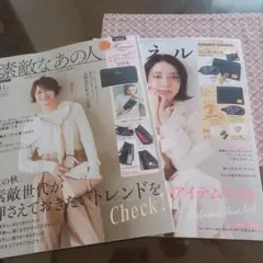 素敵なあの人11月号リンネル11月号雑誌のみです。