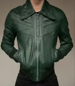 70s archive nappa leather jacket vintageのサムネイル